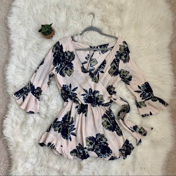 Free People Other - Free People Floral Romper